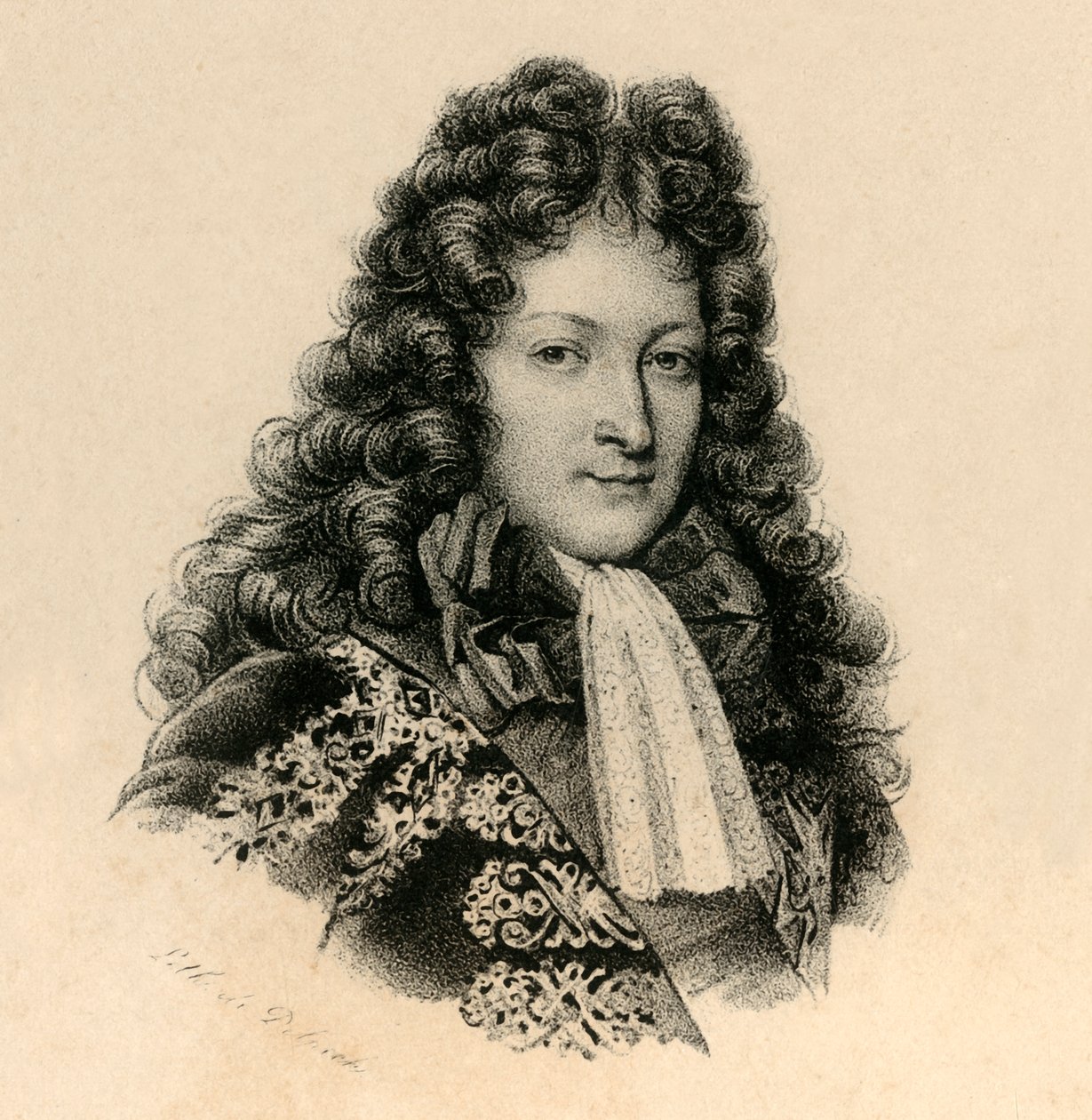Louis Dauphin, XIV. Lajos fia, 1661-1711, 1830 körül. alkotó: Francois Seraphin Delpech