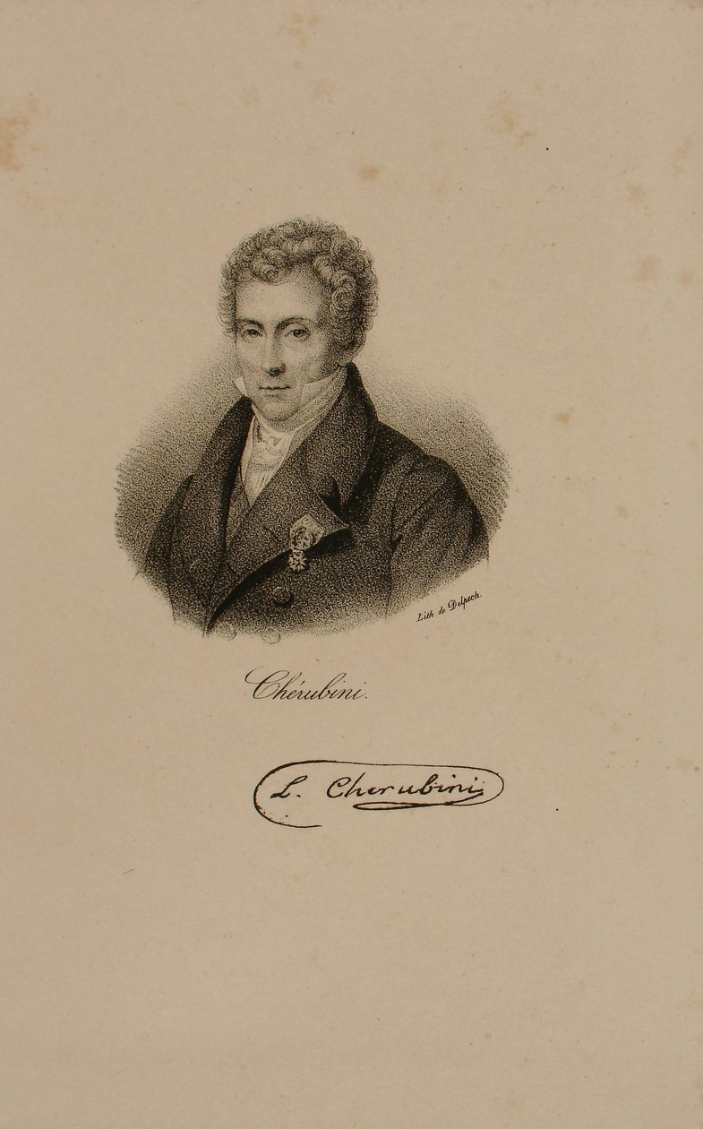 Luigi Cherubini (1760-1842) alkotó: Francois Seraphin Delpech