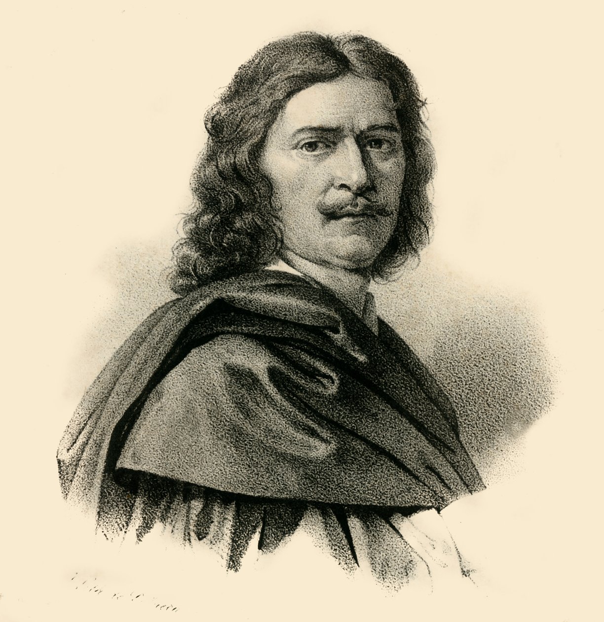 Nicolas Poussin, 1594-1665, c1830. alkotó: Francois Seraphin Delpech