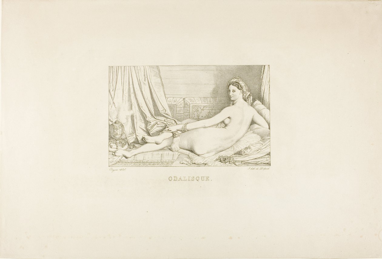 Odaliszk alkotó: Francois Seraphin Delpech