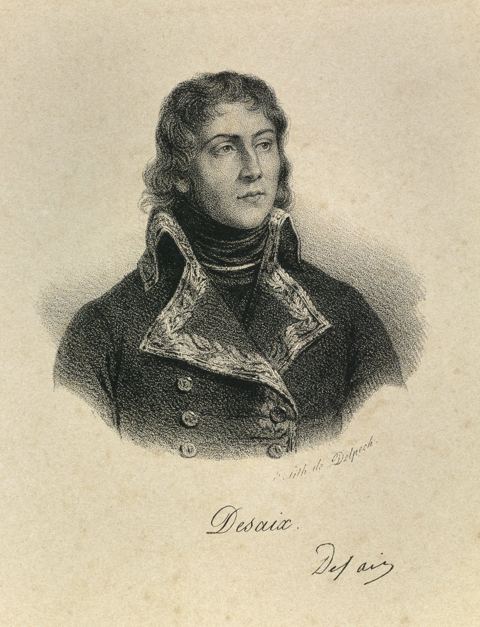 Louis Charles Antoine Desaix tábornok portréja alkotó: Francois Seraphin Delpech