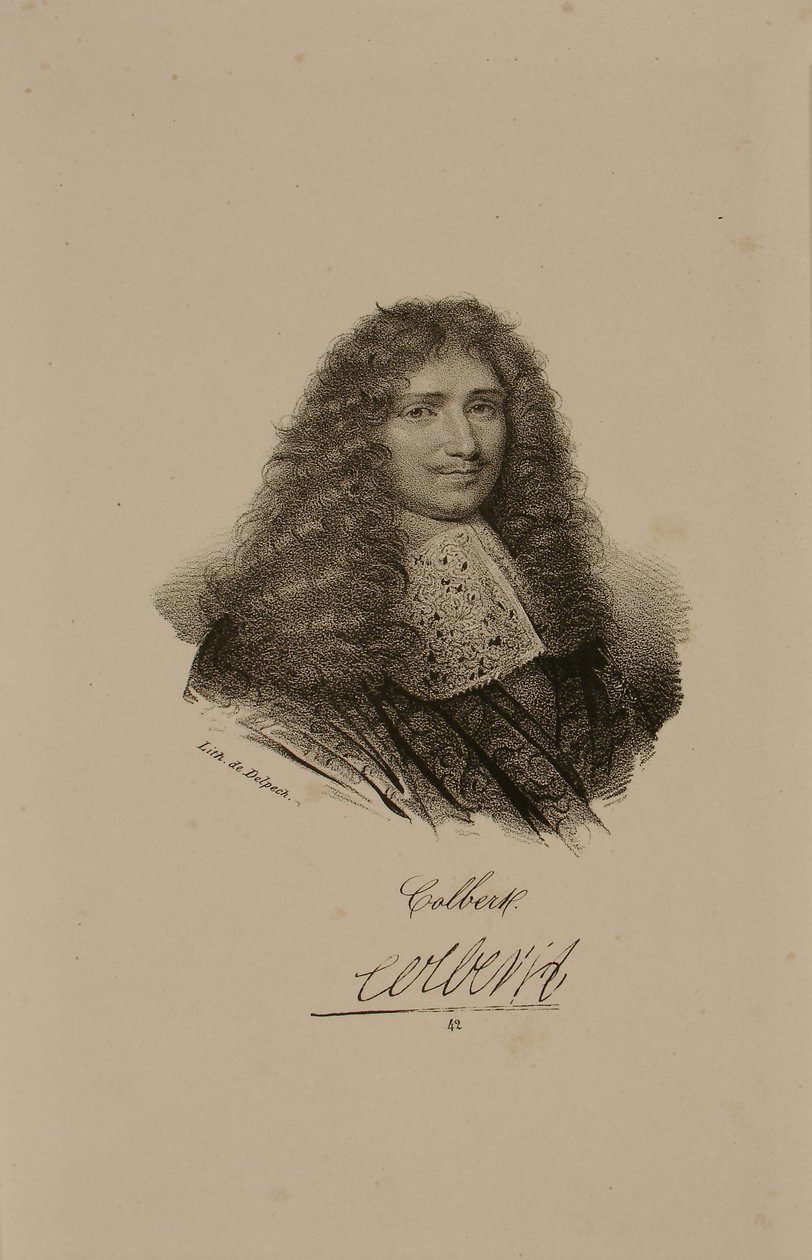 Jean Baptiste Colbert (1619-83) portréja alkotó: Francois Seraphin Delpech