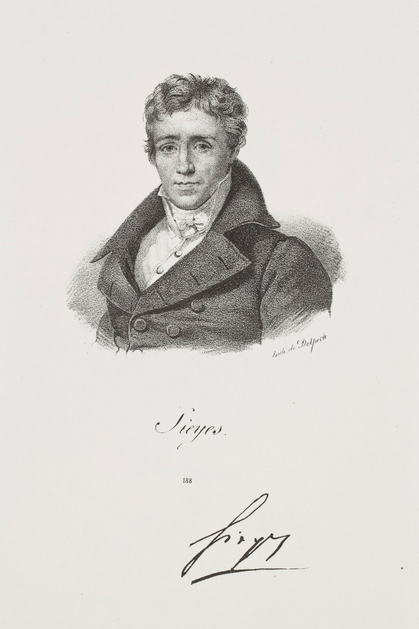 Emmanuel Joseph Sieyès portréja alkotó: Francois Seraphin Delpech