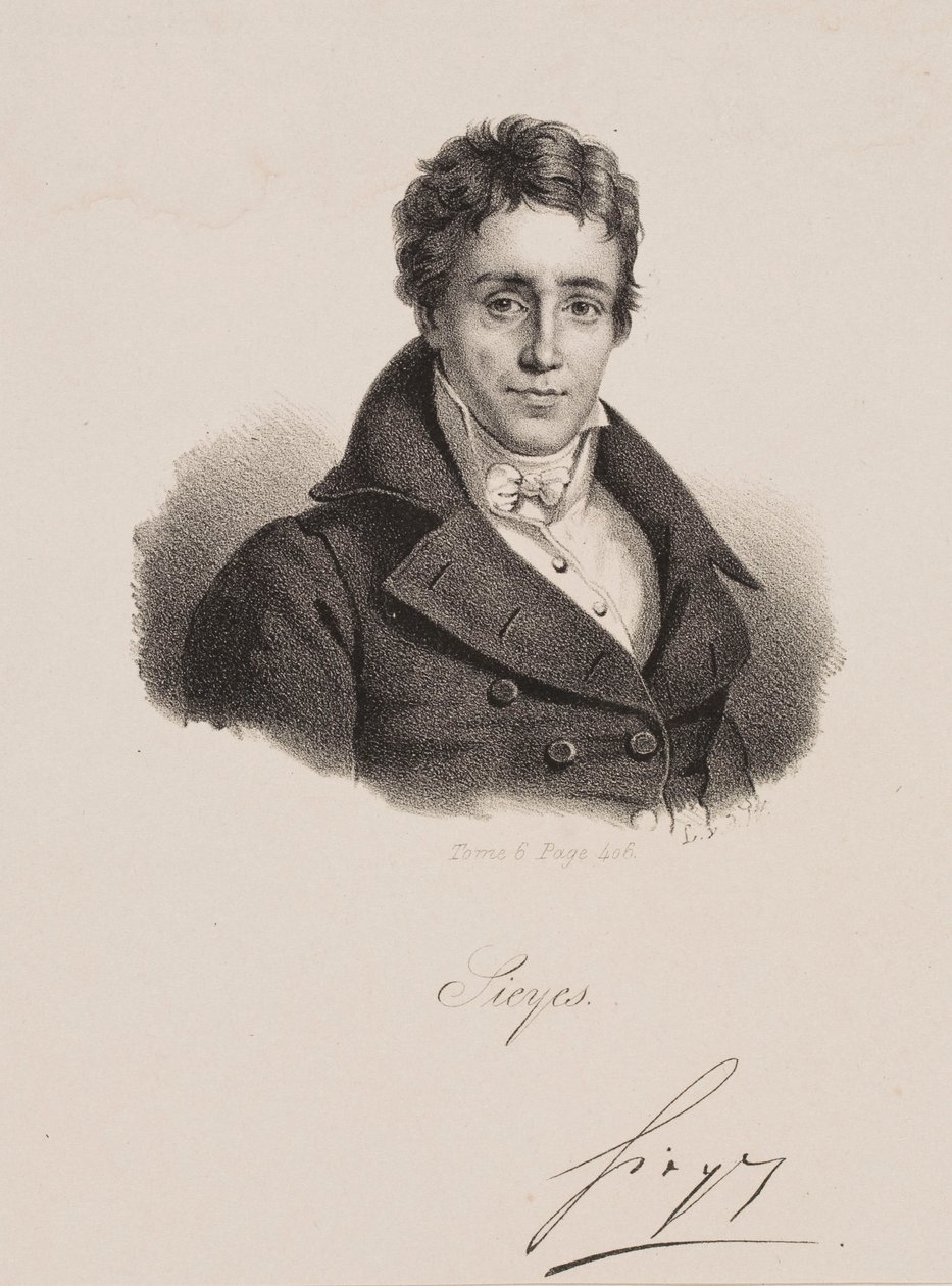 Emmanuel Joseph Sieyès portréja alkotó: Francois Seraphin Delpech