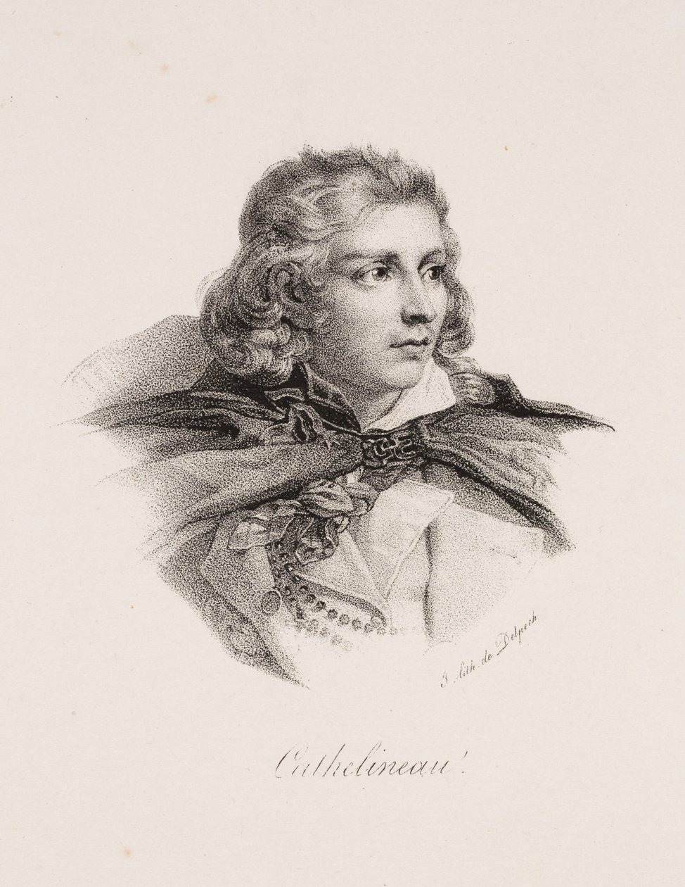 Jacques Cathelineau portréja alkotó: Francois Seraphin Delpech