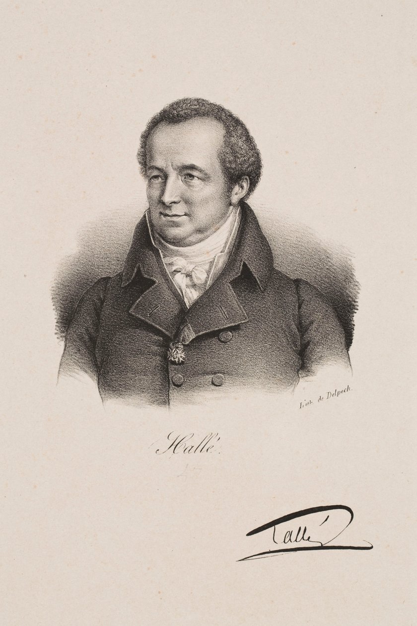 Karl Halle portréja alkotó: Francois Seraphin Delpech