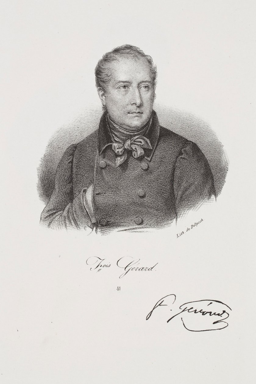 François Gérard festő portréja alkotó: Francois Seraphin Delpech