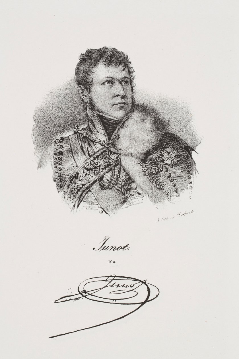 Jean-Andoche Junot tábornok portréja alkotó: Francois Seraphin Delpech