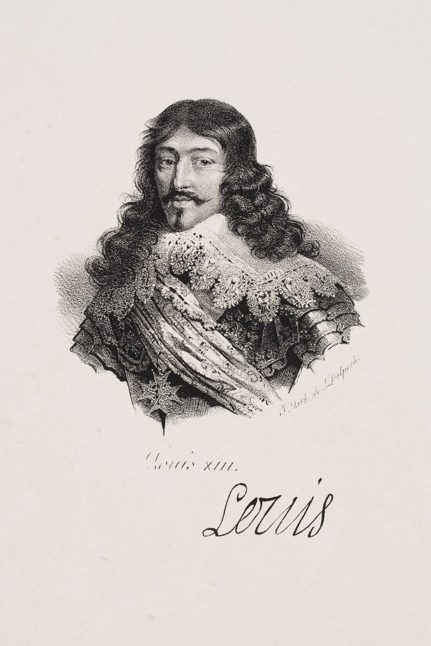 XIII. Lajos király portréja alkotó: Francois Seraphin Delpech