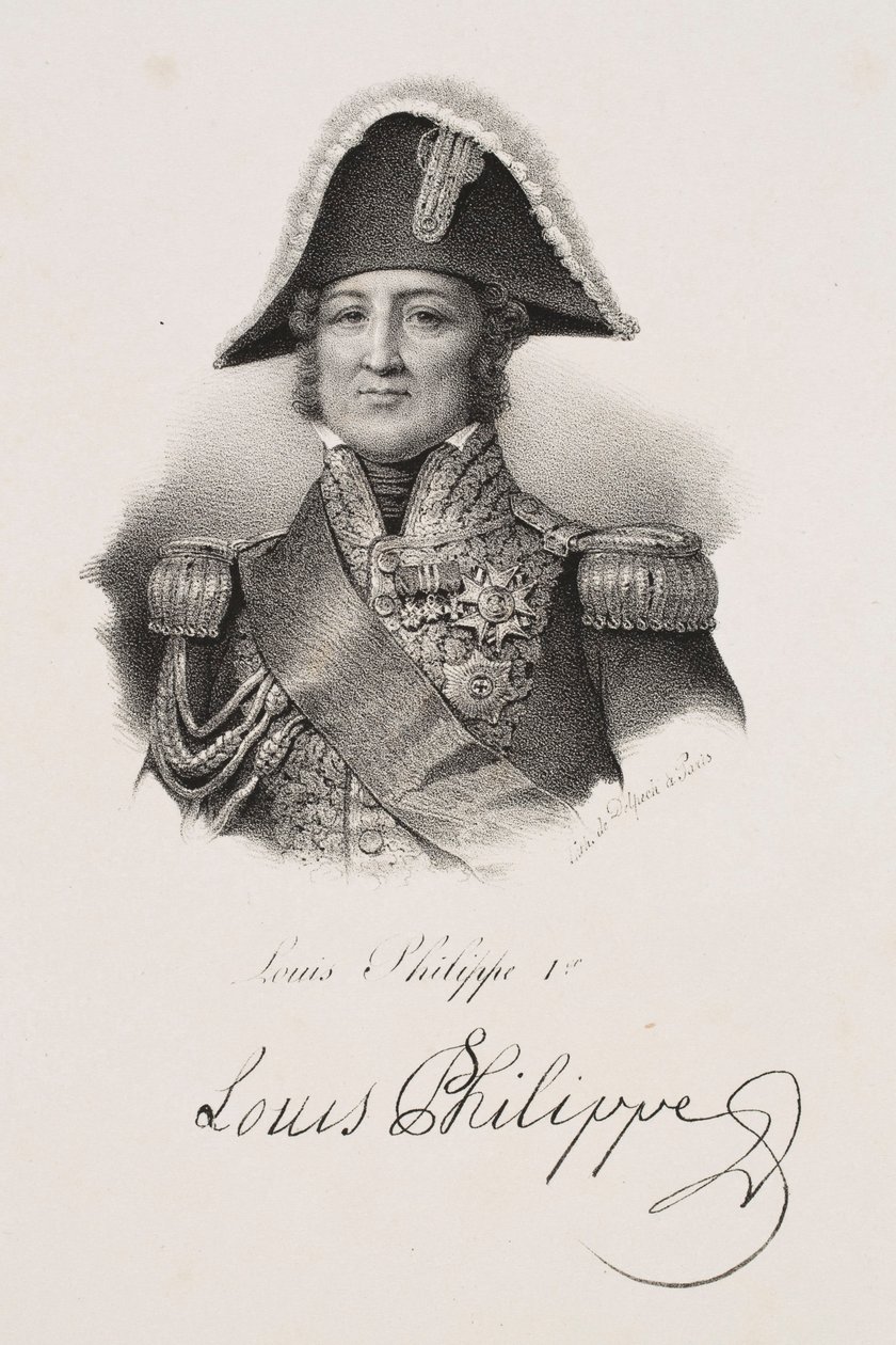 Louis-Philippe király portréja alkotó: Francois Seraphin Delpech