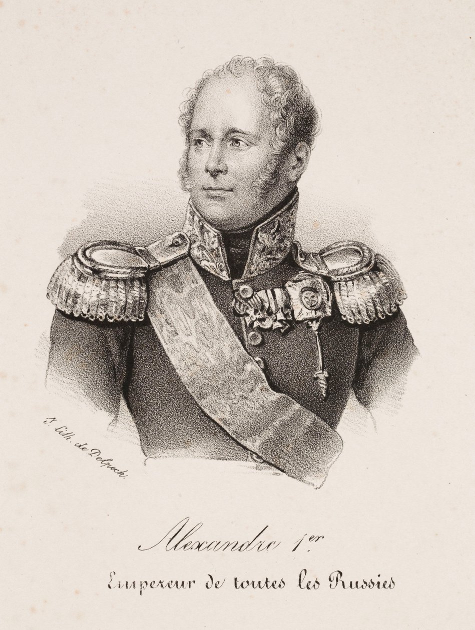 I. Sándor orosz cár portréja alkotó: Francois Seraphin Delpech