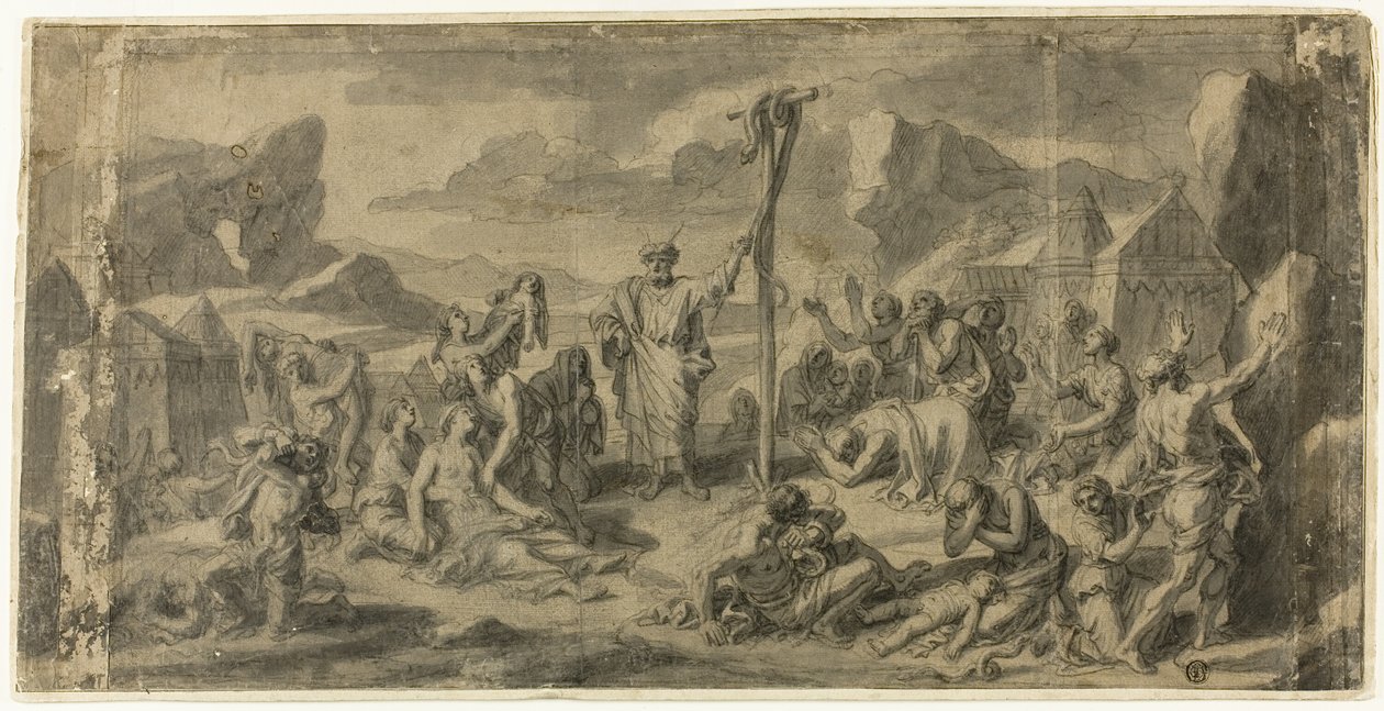 Mózes és a kígyó alkotó: Francois Verdier