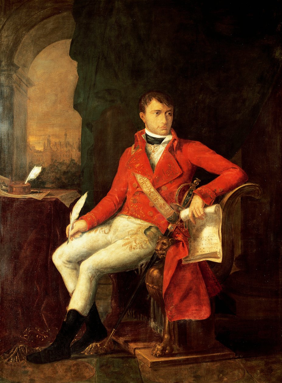 I. Bonaparte Napóleon portréja az első konzul egyenruhájában alkotó: Francois Xavier (attr. to) Fabre