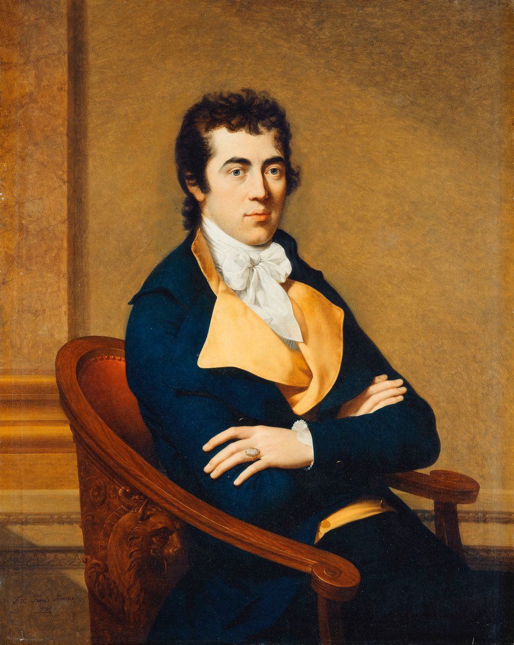 Henry Richard Vassall Fox, 3. Lord Holland portréja alkotó: Francois Xavier Fabre