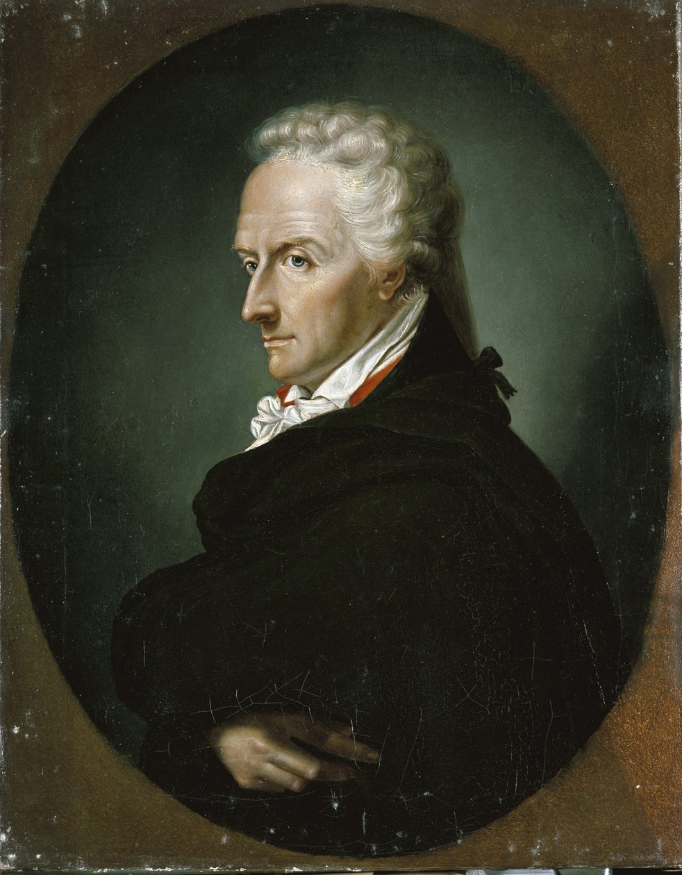 Vittorio Alfieri olasz író portréja, részlet. 19. század eleje (festmény) alkotó: Francois Xavier Fabre