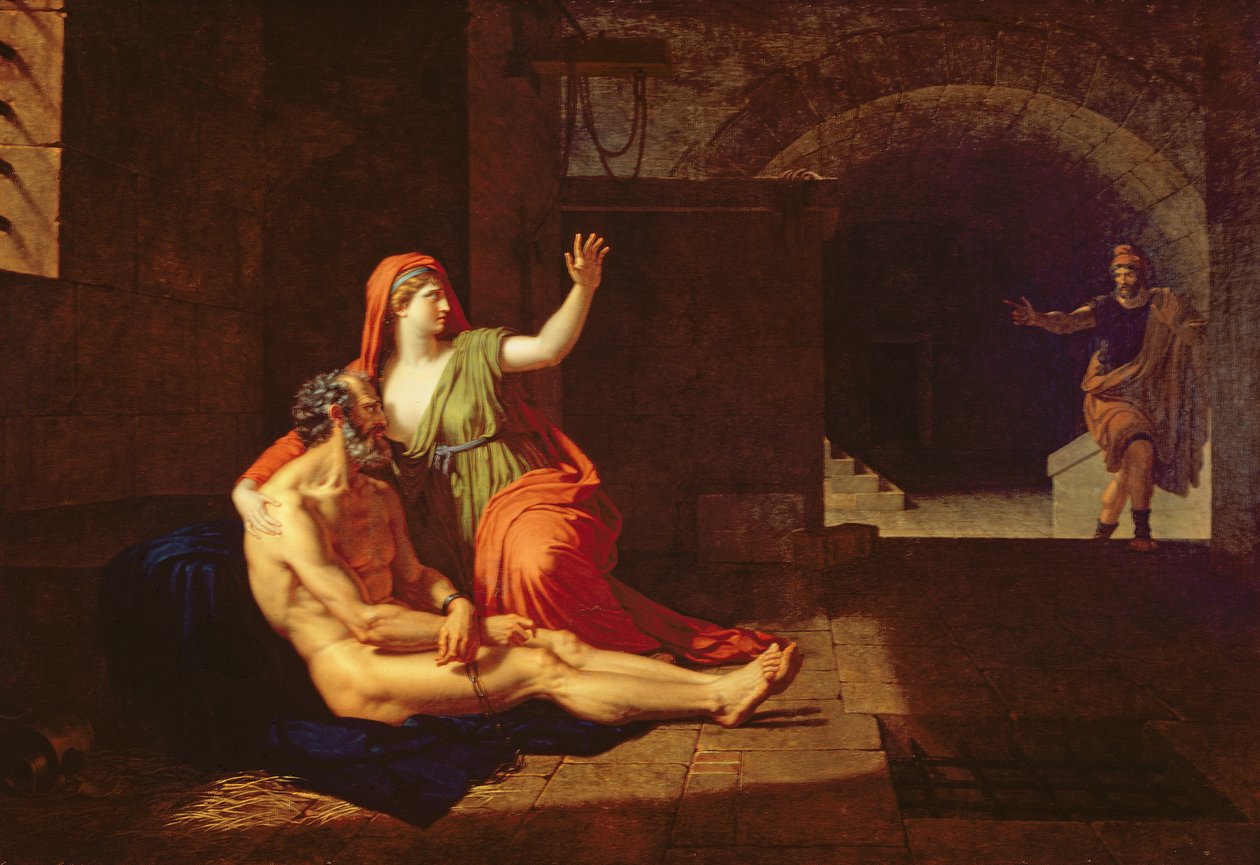 Római Szeretetszolgálat (Cimon és Pero) 1800 alkotó: Francois Xavier Fabre