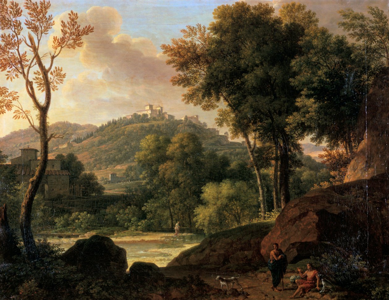 A Firenze körüli vidék, Olaszország, 18. század vége, 19. század vége alkotó: Francois Xavier Fabre