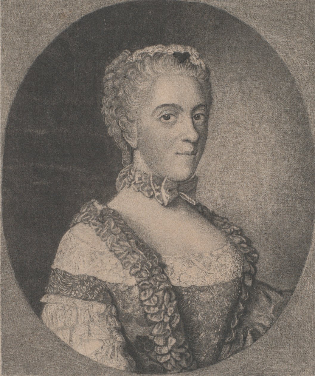 A francia Anne-Henriette asszony portréja, 1750. alkotó: Francois Xavier Vispre