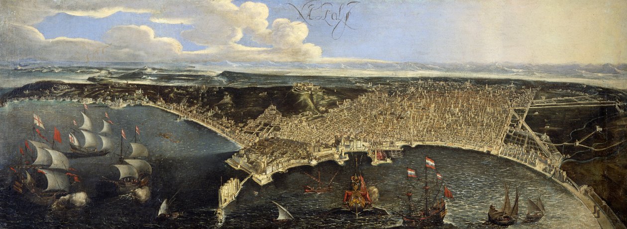 Nápoly általános képe alkotó: Francois de Nome