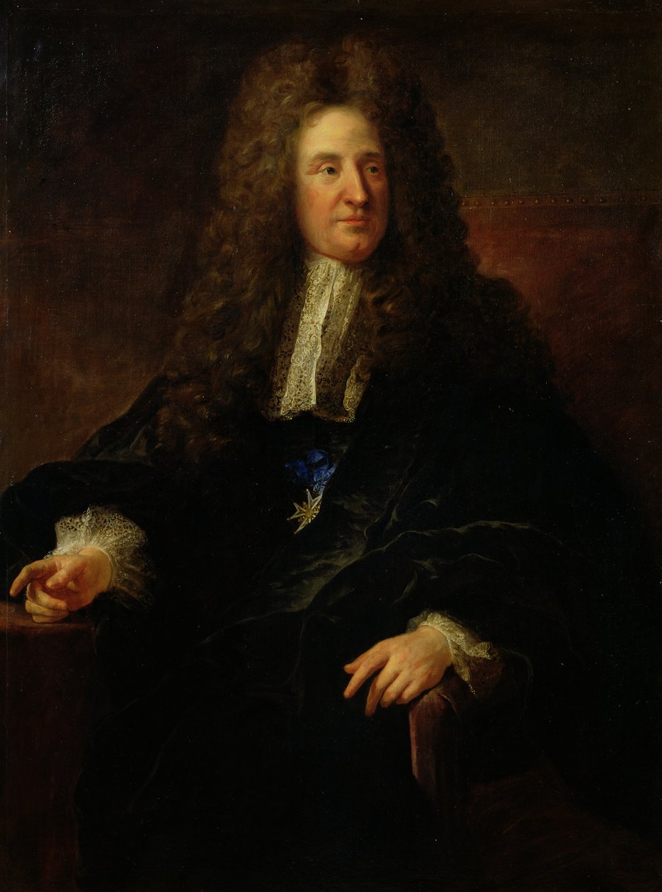 Jules Hardouin Mansart (1646-1708) portréja alkotó: Jean François de Troy