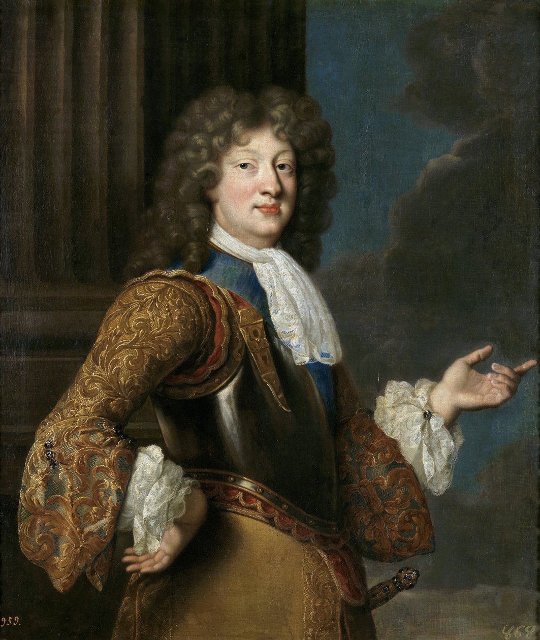 Lajos, Francia Nagy Dauphin portréja - Troy, Francois, de (1645-1730) - Olaj, vászon - 105x87 - Museo del Prado, Madrid alkotó: Francois de Troy