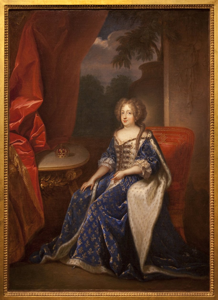 Marie Therese (Marie-Therese) osztrák francia királynő (1638-1683) portréja. Francois de Troy (1645-1730) festménye, olaj, vászon, XVII. század második fele. Angersi Szépművészeti Múzeum. alkotó: Francois de Troy