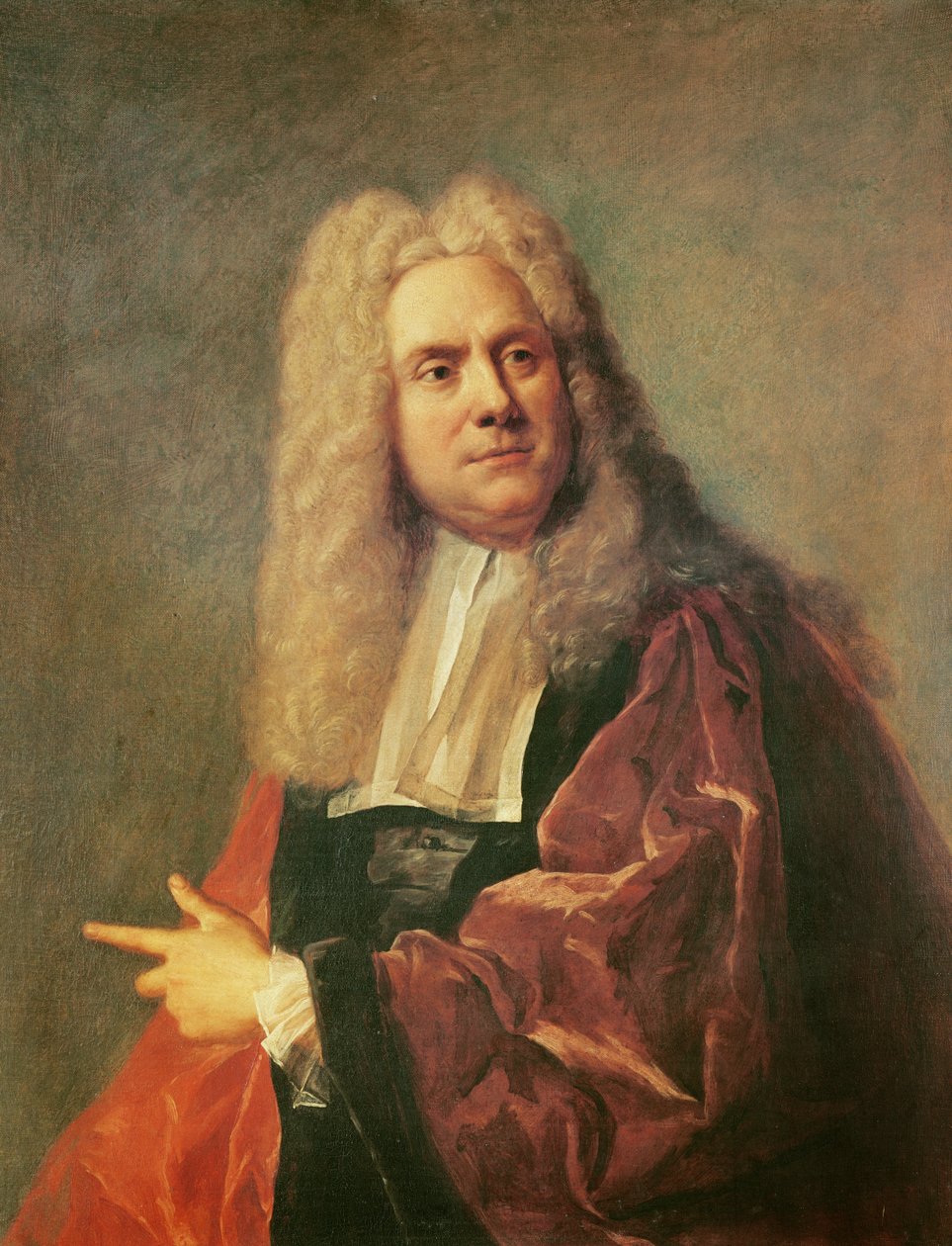 Egy Alderman portréja, feltehetően Jean Hébert alkotó: Jean François de Troy
