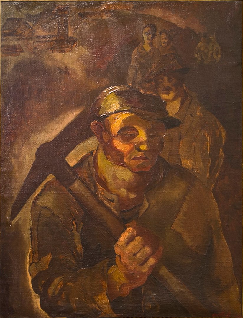Mogyoróbányász alkotó: Franjo Golob