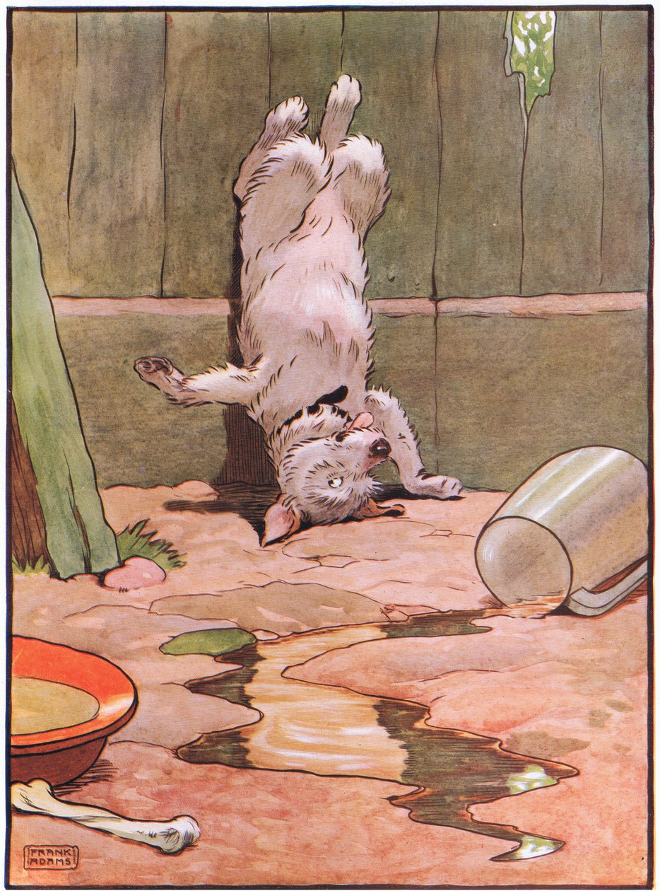 A kutya a fejére állt, 1930-as évek alkotó: Frank Adams