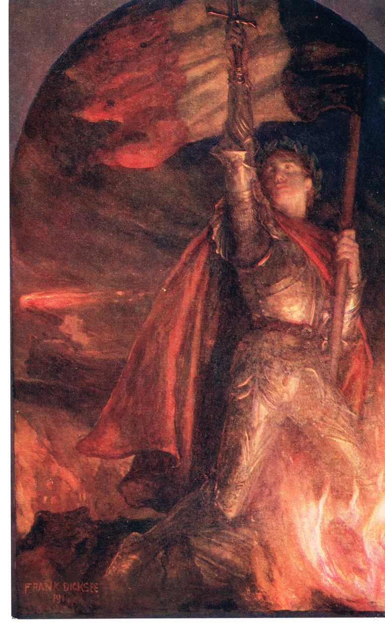 Resurgem, illusztráció „Albert király könyvéből”, 1918-ban jelent meg alkotó: Frank Dicksee
