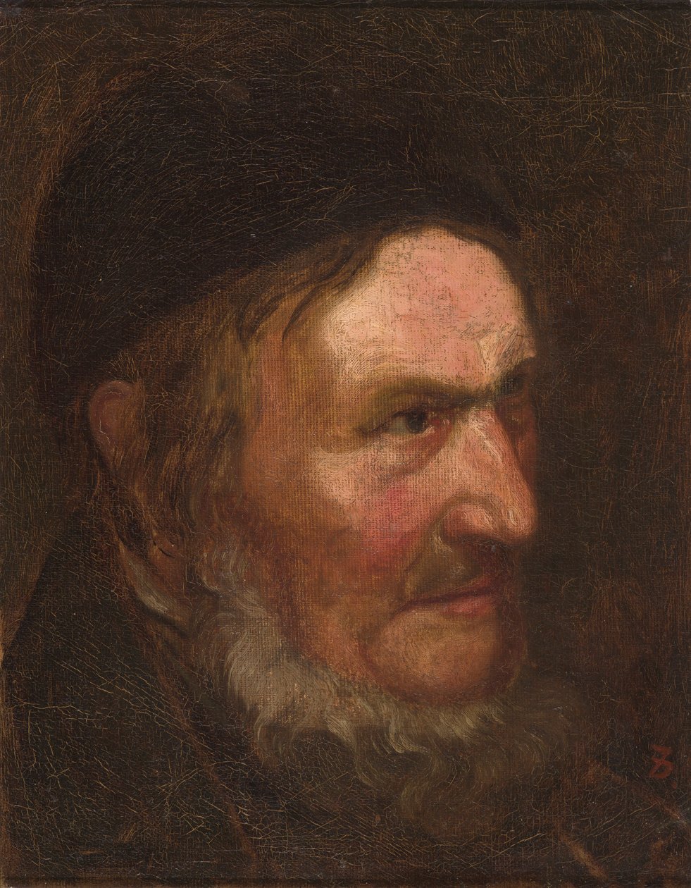 Duveneck uraság portréja alkotó: Frank Duveneck