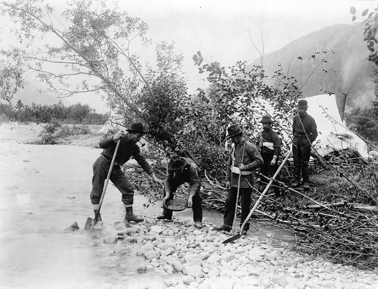 Vagyonkeresés, Klondike régió, 1897 alkotó: Frank La Roche