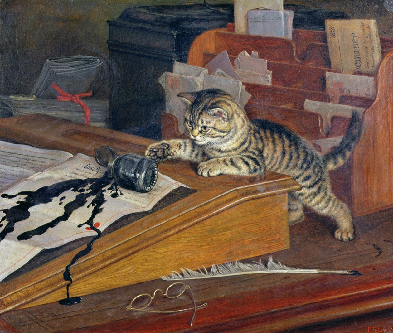 Legyen tanúja tettemnek és tettemnek, (1882) alkotó: Frank Paton