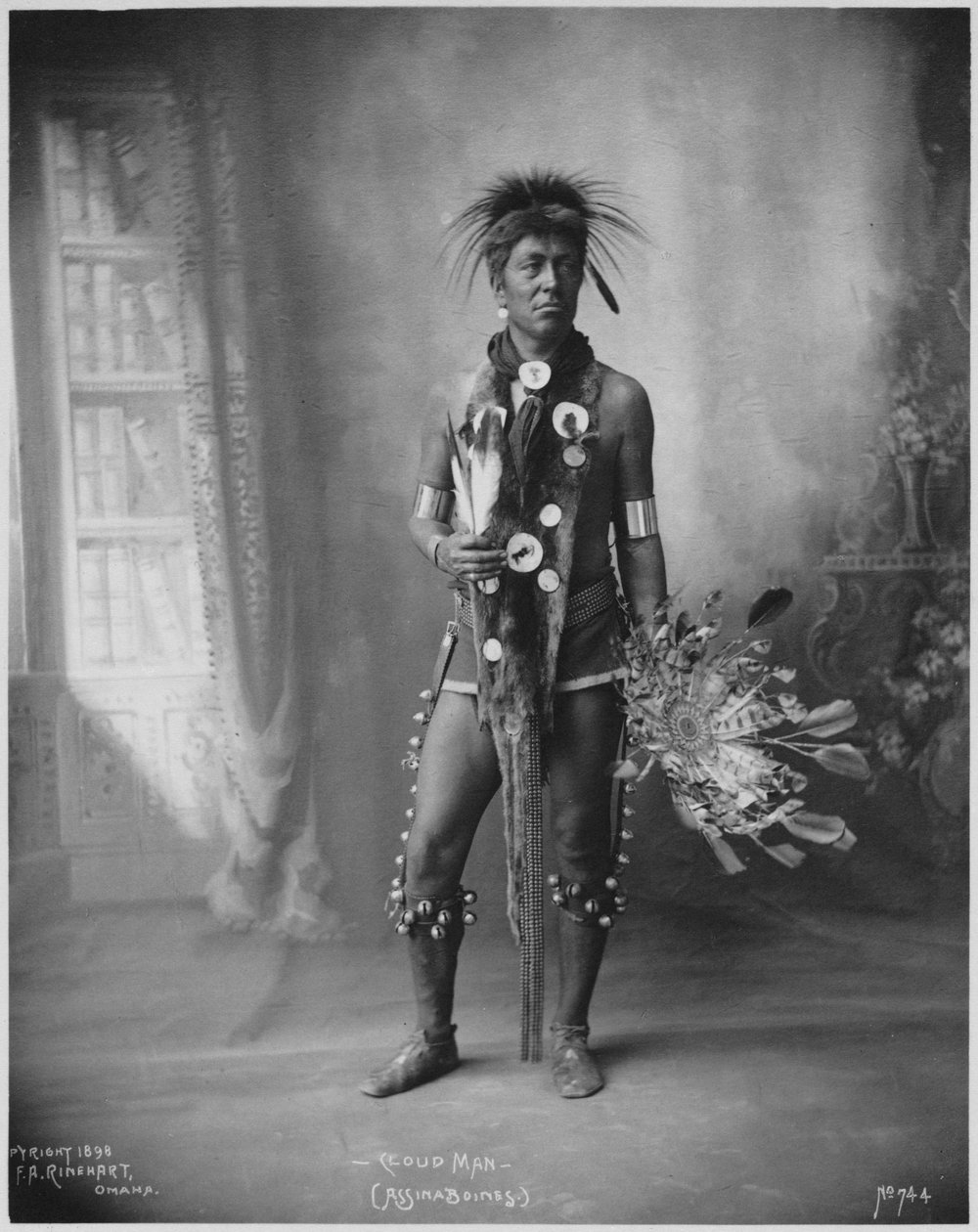 Cloud Man Assinaboines, 1898. alkotó: Frank A. Rinehart