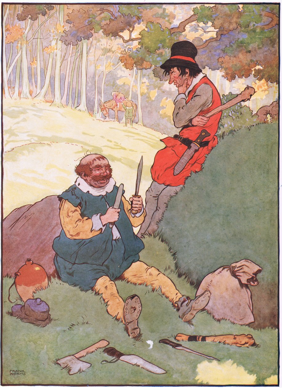 Egyikük azonban, keményebb szívű, megfogadta, hogy teljesíti feladatát, az 1930-as években alkotó: Frank Adams