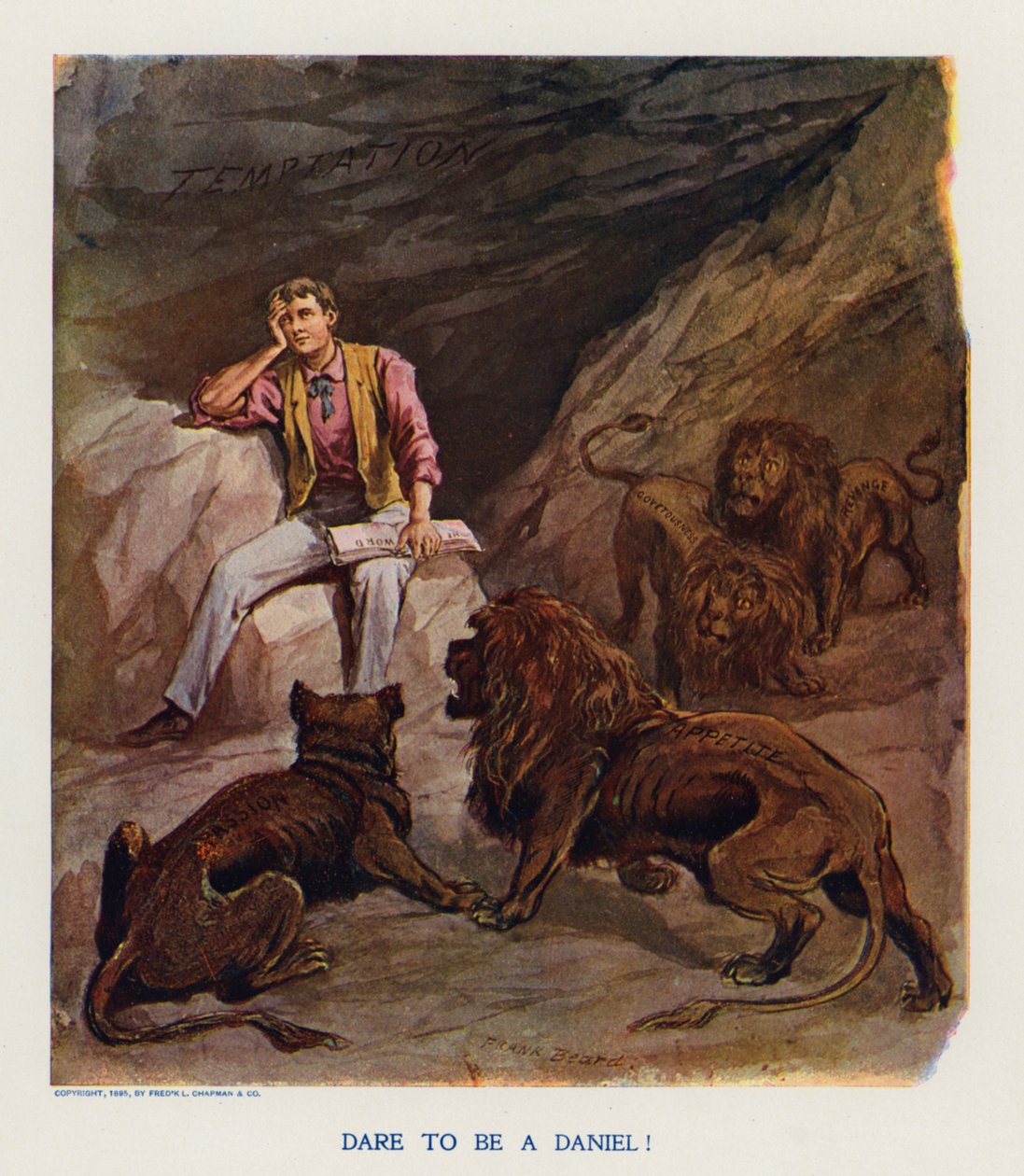 Merj Dániel lenni! (színes litográfia) alkotó: Frank Beard