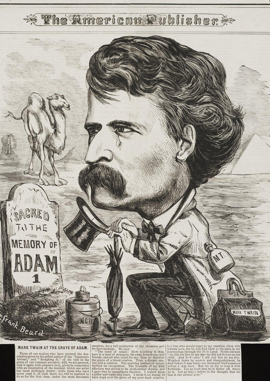 The American Publisher , pub. 1872 (kőnyomat) alkotó: Frank Beard