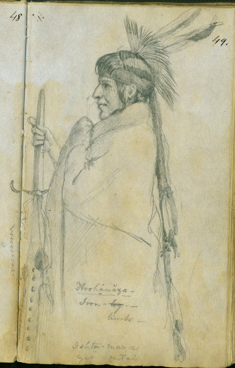 Hoohamaza avagy vasláb, 1851 alkotó: Frank Blackwell Mayer