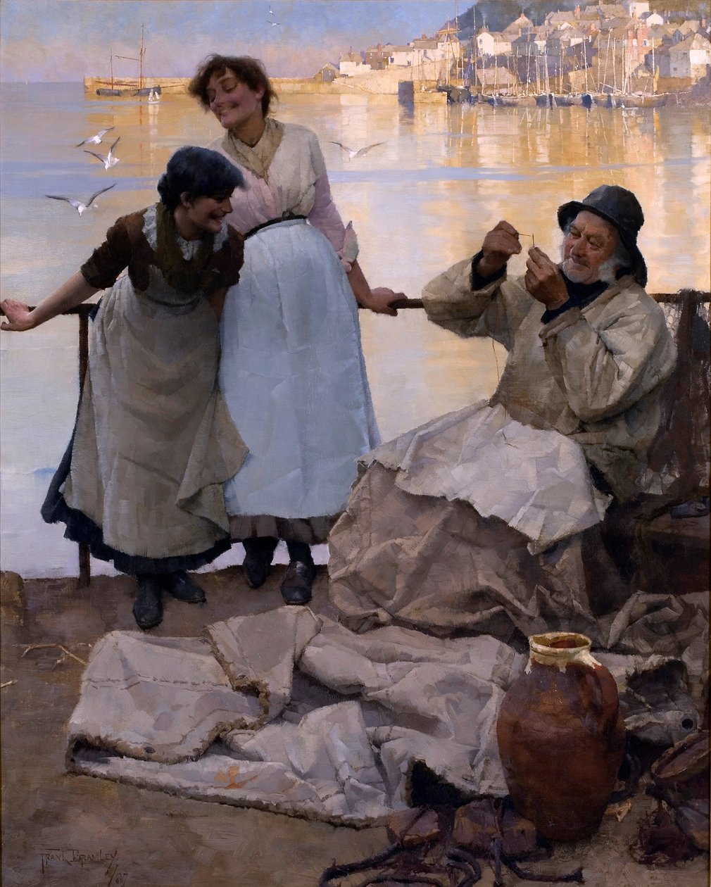 Eyes and No Eyes, 1887 alkotó: Frank Bramley