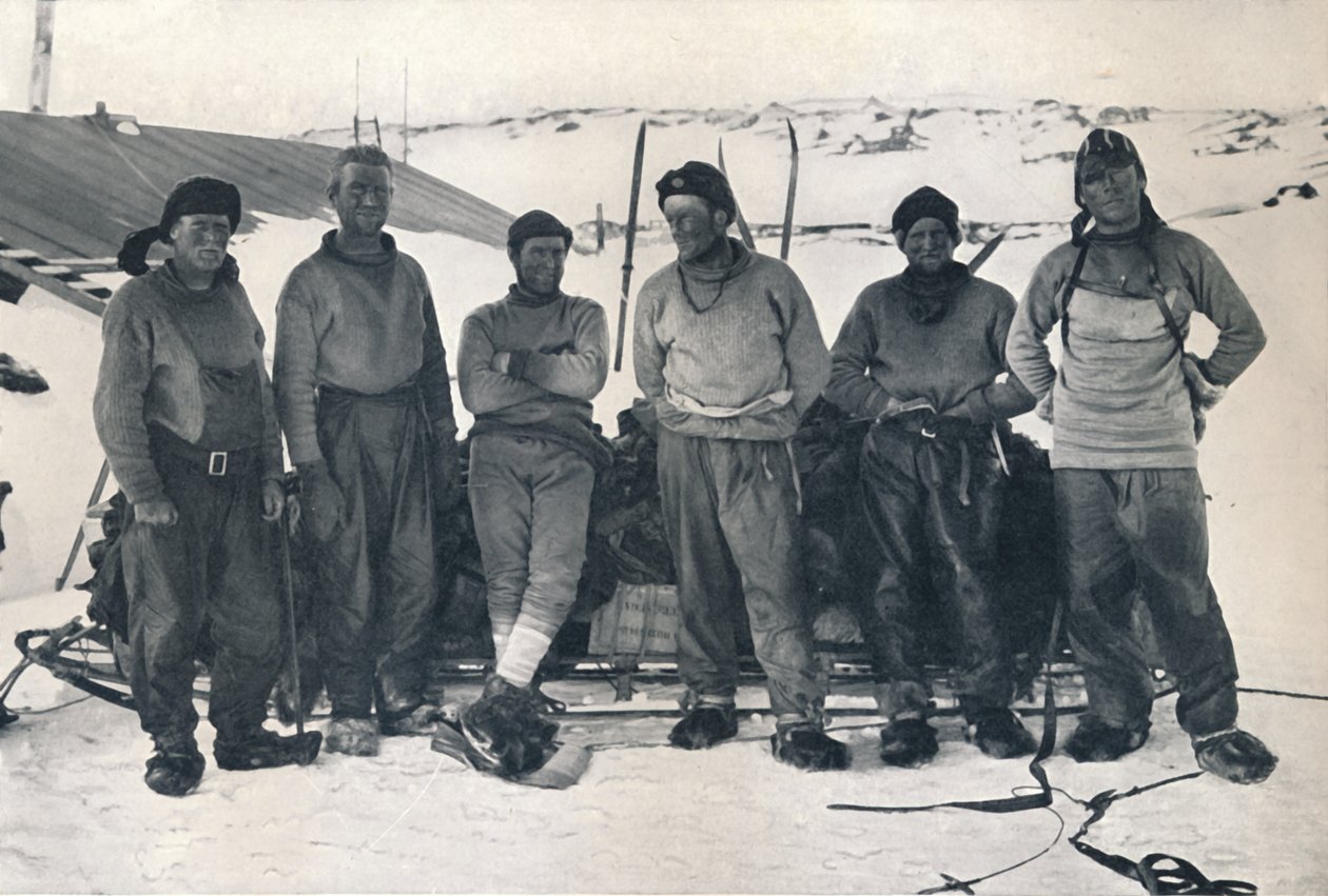 hadnagy Campbells buli az Evans-fokra való visszatéréskor, 1912. november 7., 1913. alkotó: Frank Debenham