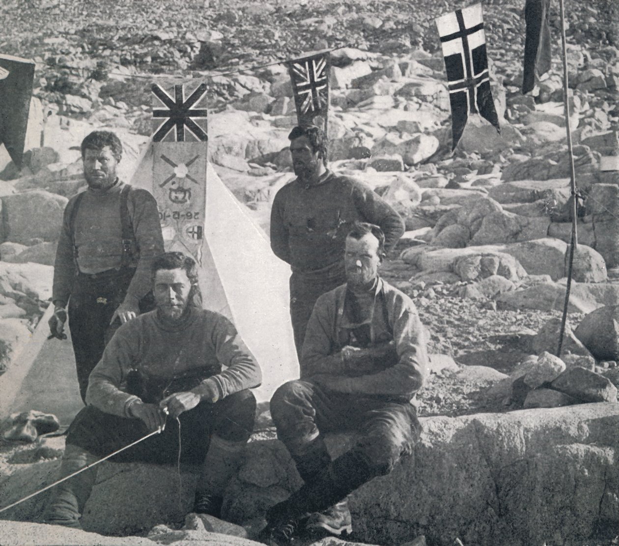 A második nyugati parti a Cape Geology-ban 1911, 1913 karácsonyán. alkotó: Frank Debenham