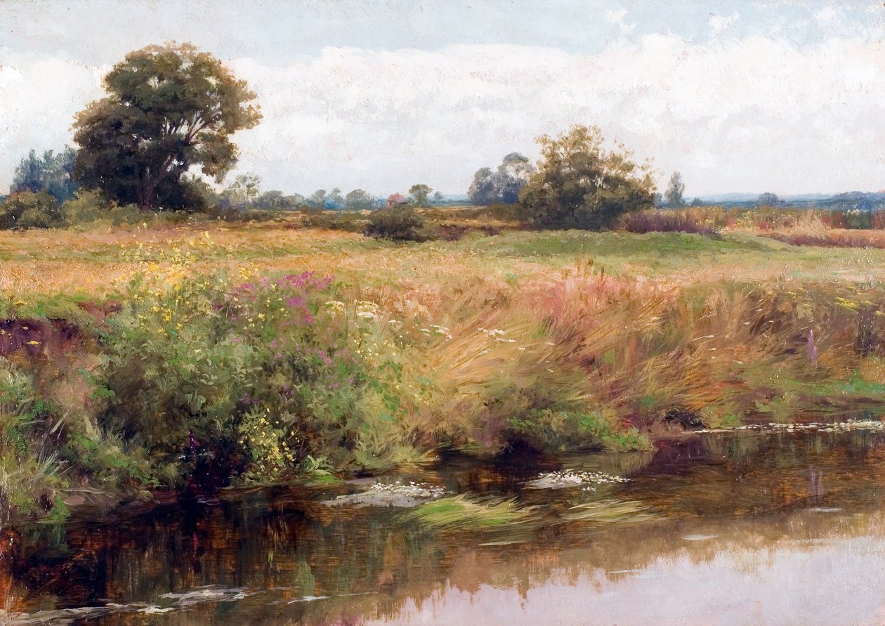 Surrey-i táj (festmény) alkotó: Frank Dicksee