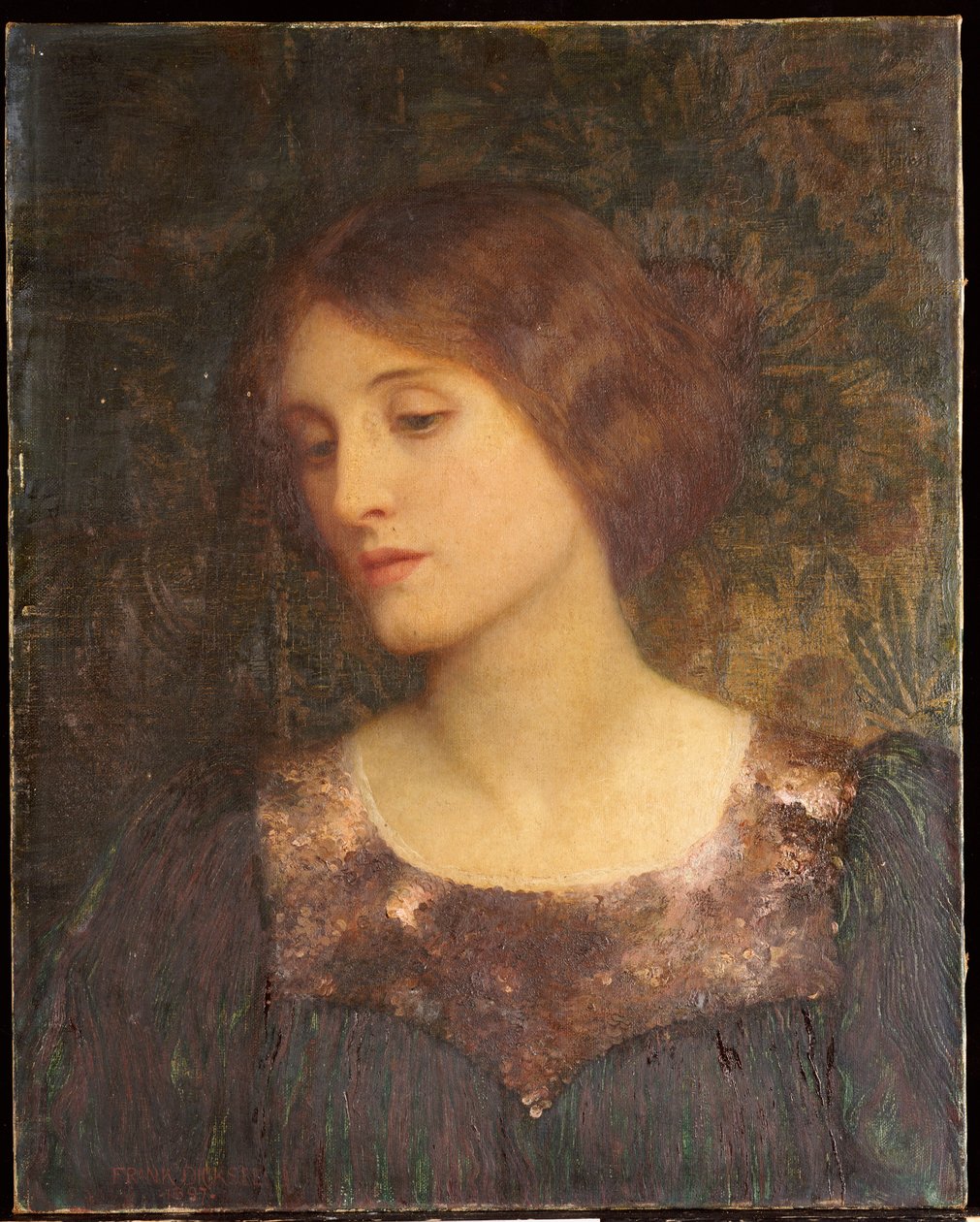 Elmélkedés, 1897 alkotó: Frank Dicksee