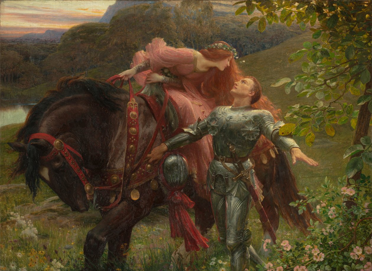 La Belle Dame Sans Merci, exh.1902 (olaj, vászon) alkotó: Frank Dicksee