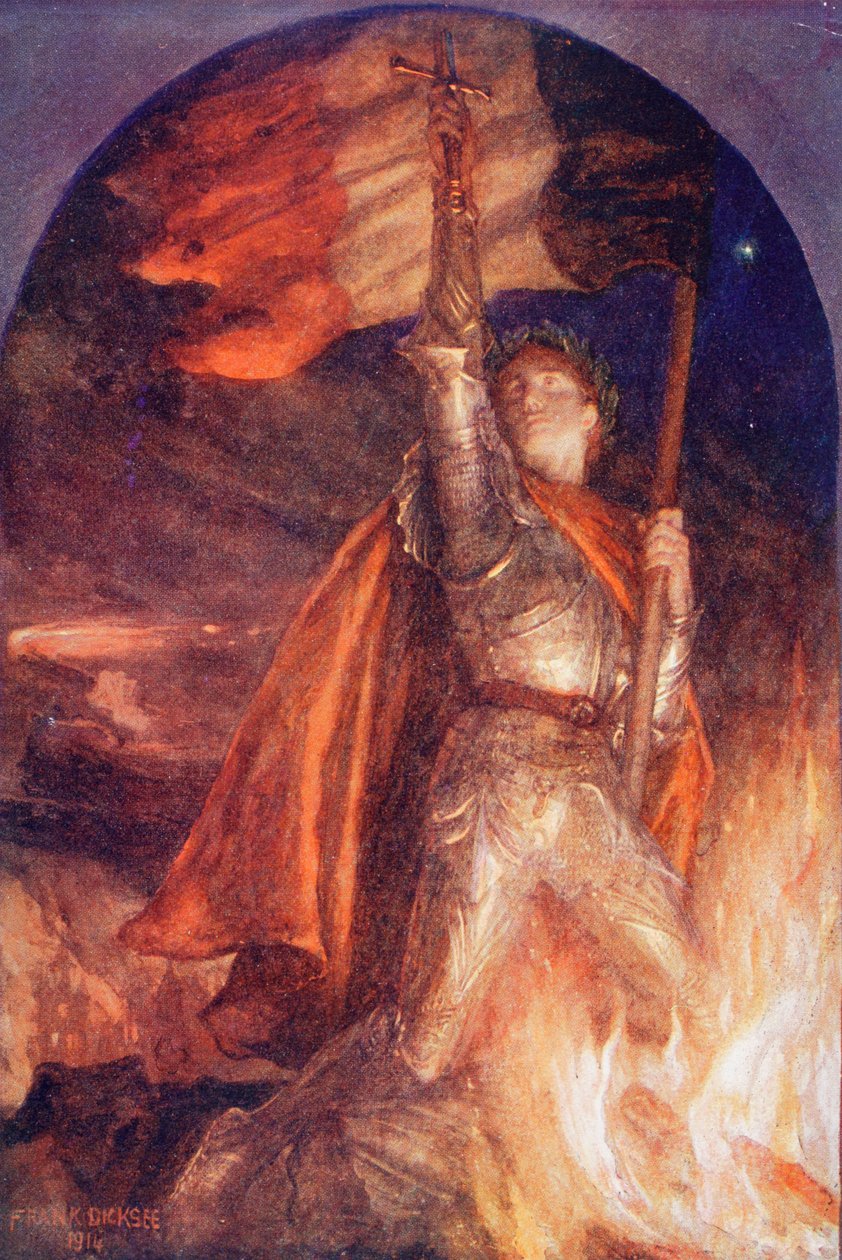 Resurgam vagy I Shall Rise Again, Frank Dicksee festménye után, Albert király könyvéből, pub. 1915 alkotó: Frank Dicksee
