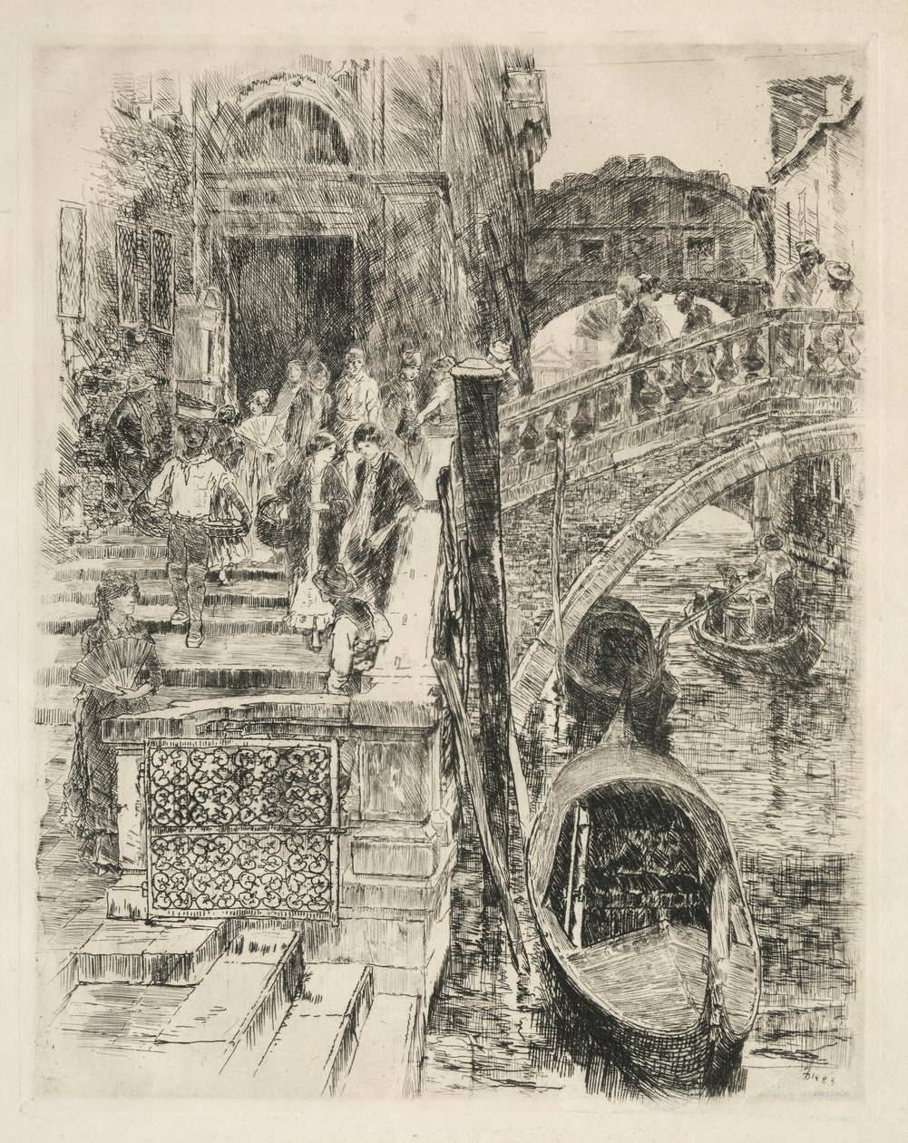 Sóhajok hídja, Velence alkotó: Frank Duveneck