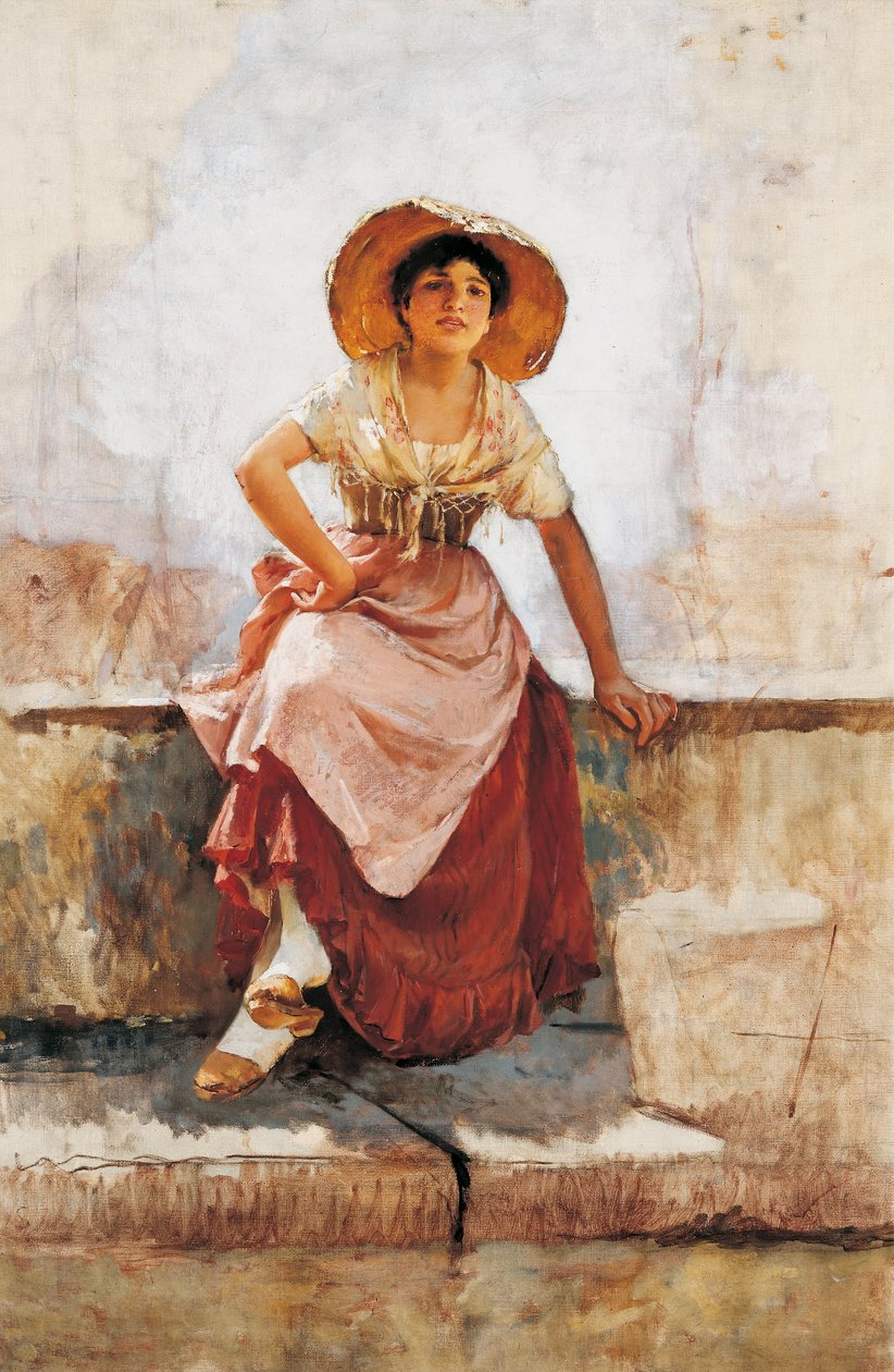 Firenzei virág lány alkotó: Frank Duveneck