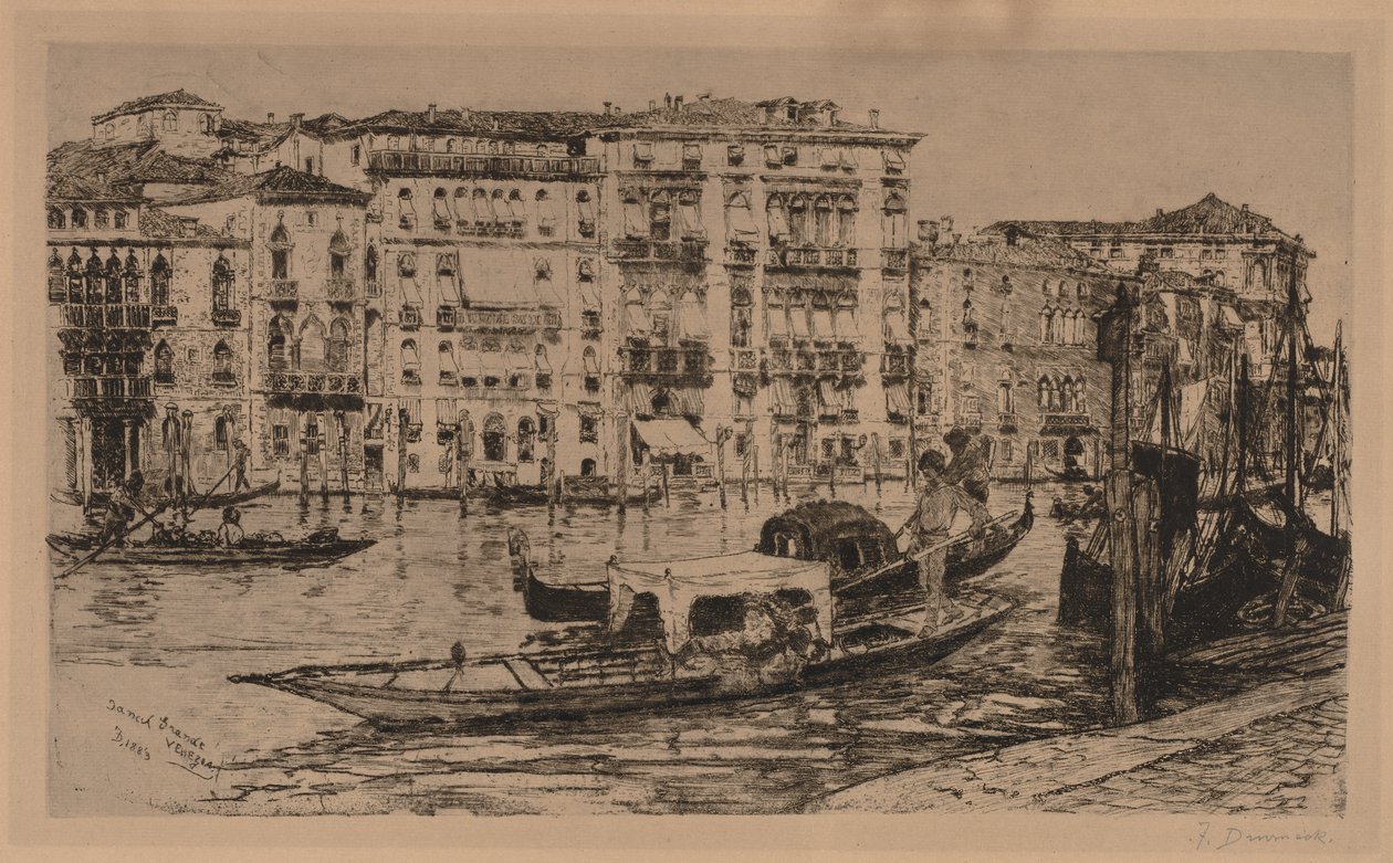 Canal Grande, Velence alkotó: Frank Duveneck