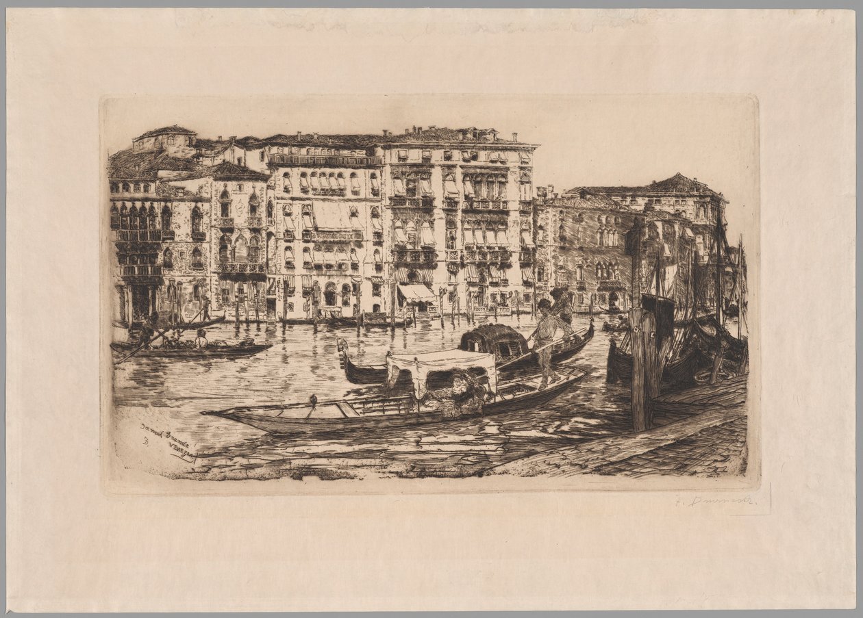 Canal Grande, Velence alkotó: Frank Duveneck