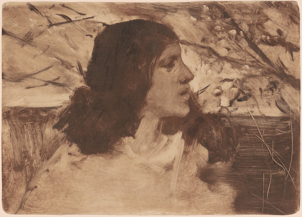 Egy nő feje alkotó: Frank Duveneck